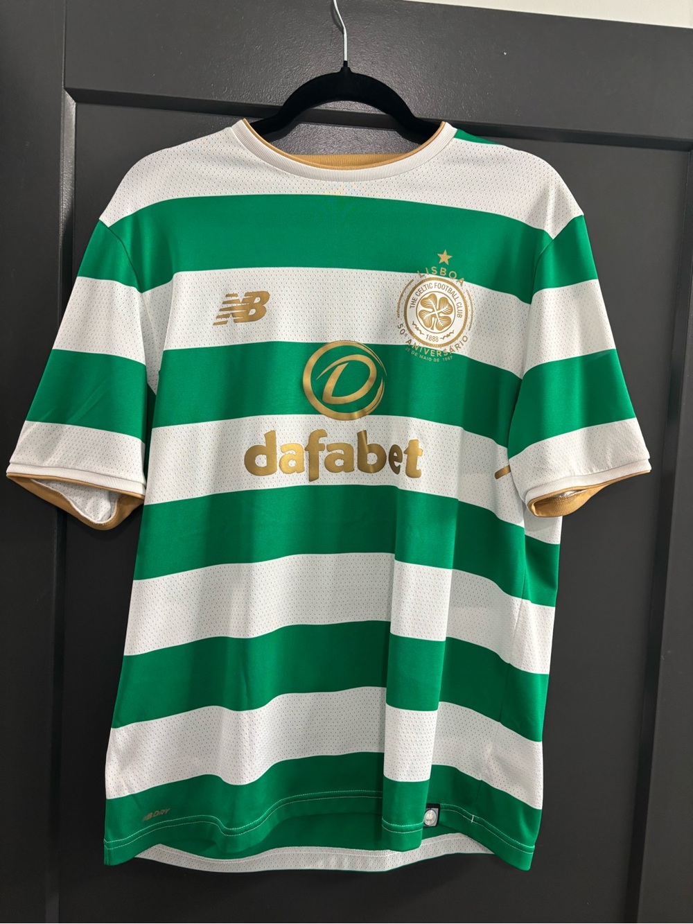 Celtic FC Soccer 50th Anniversary Jersey - New Balance. Very Good Condition.